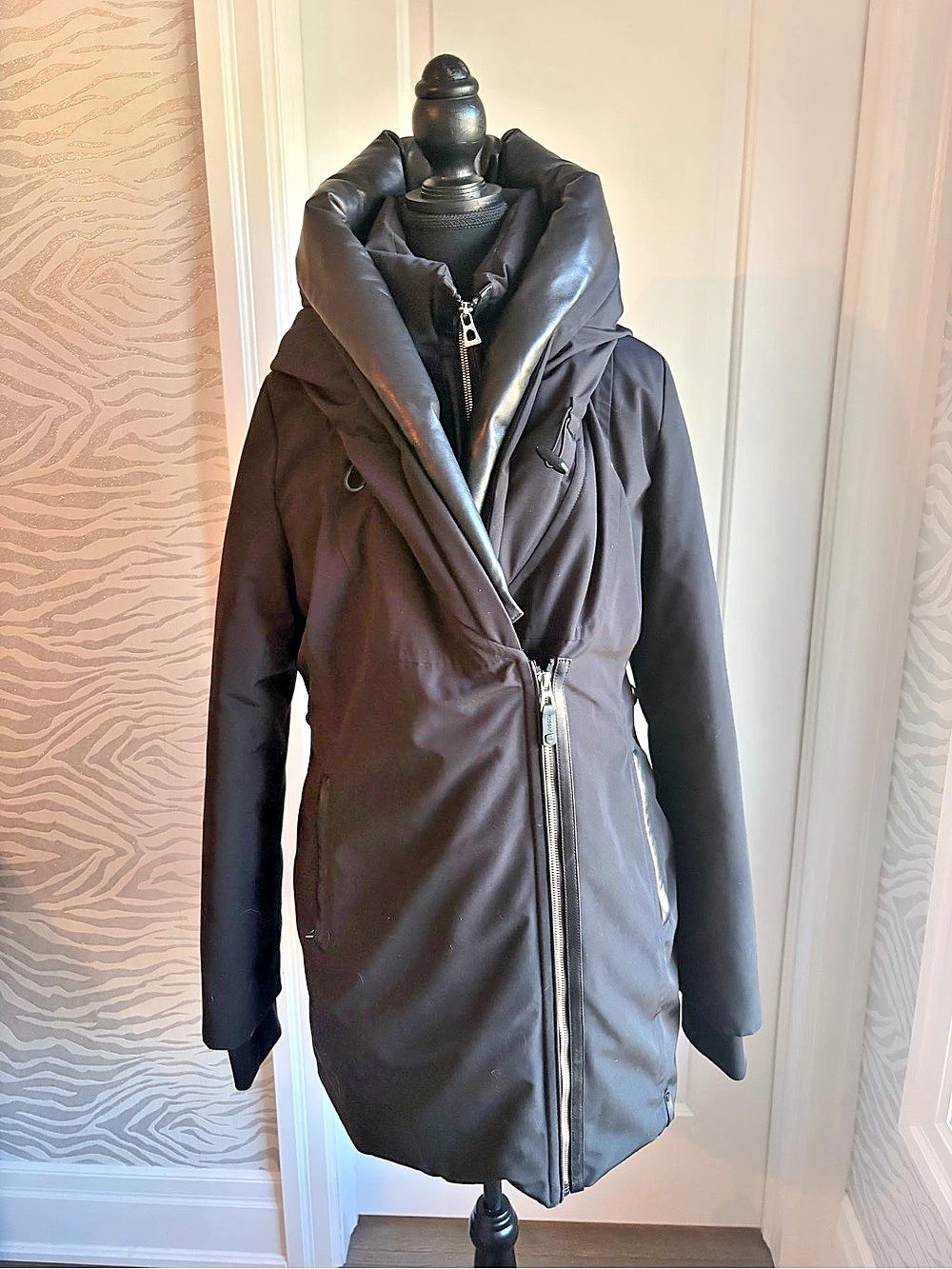 Rudsak Hooded Black Puffer Coat